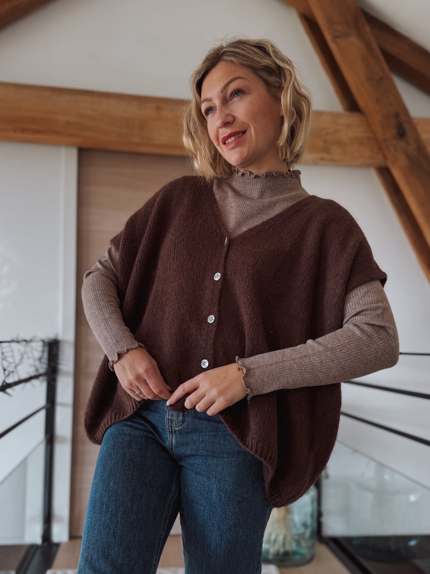 Gilet Anita Choco