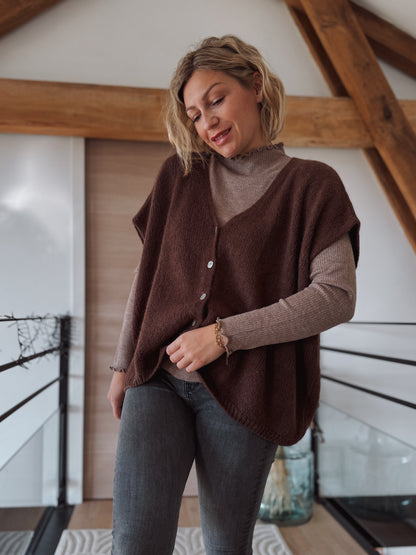 Gilet Anita Choco
