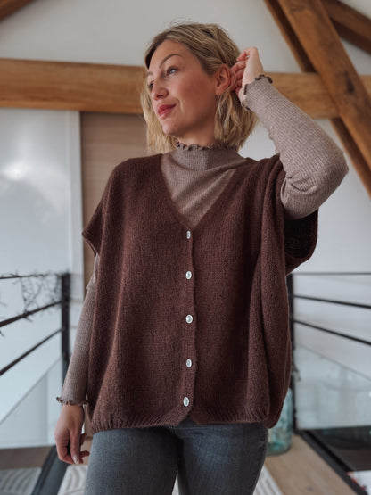 Gilet Anita Choco