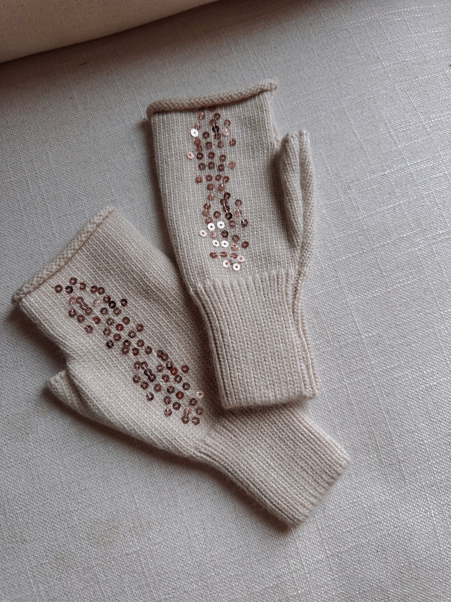 Mitaines Fanny Beige
