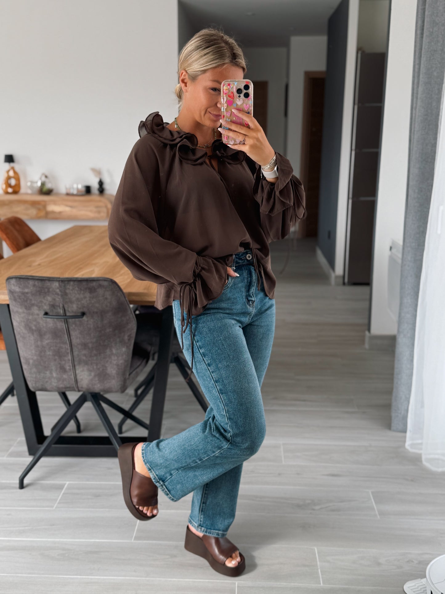 Blouse Ania Choco